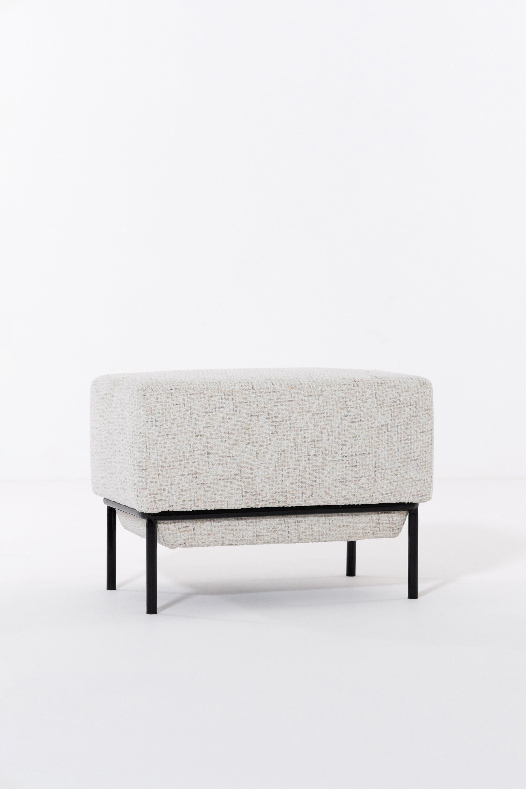 Lunis Cream Compact Ottoman - Image 4
