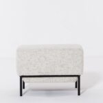 Lunis Cream Compact Ottoman