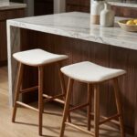 Rivas Natural Wood Counter Stool
