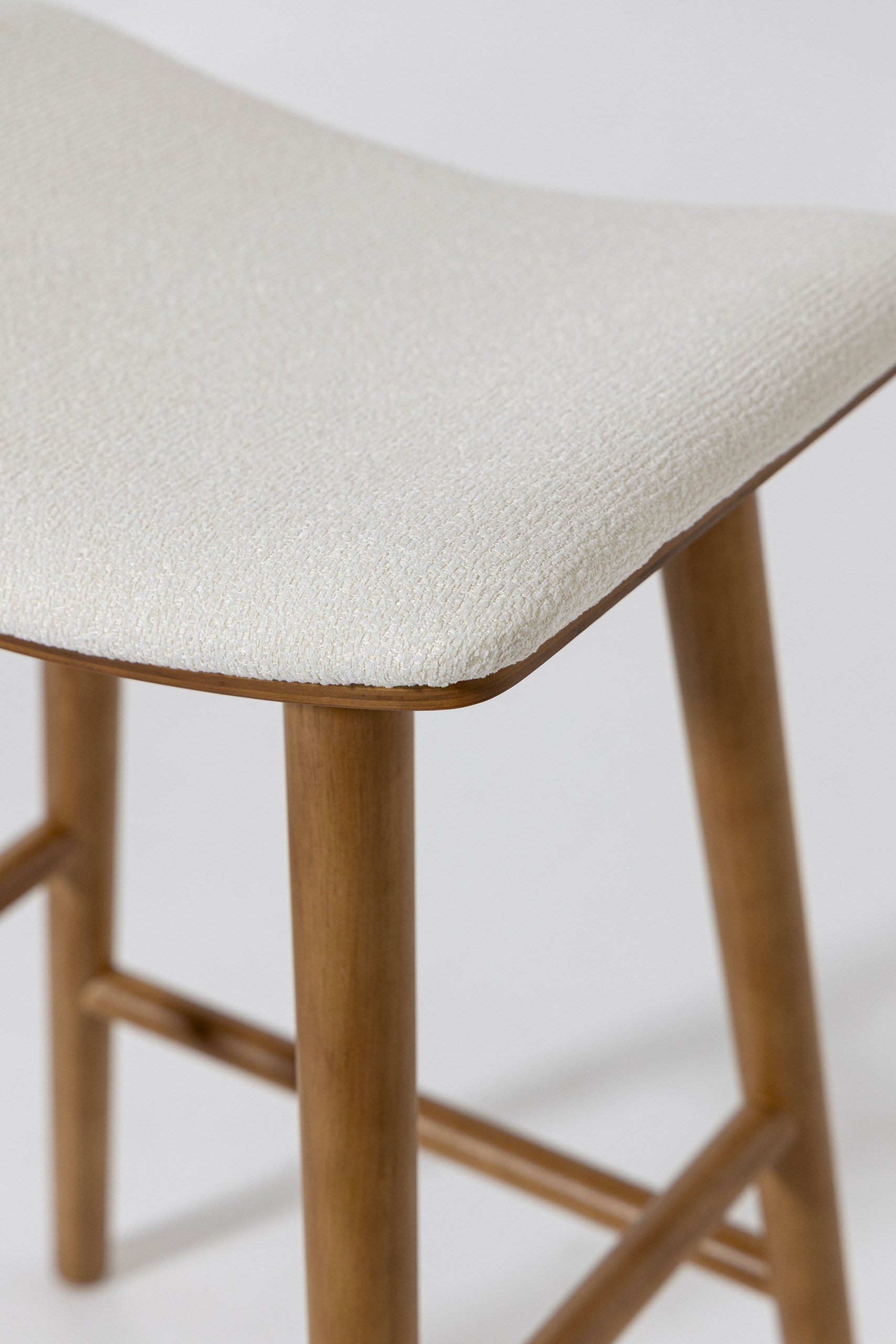 Rivas Natural Wood Counter Stool - Image 2
