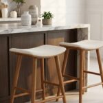 Rivas Natural Wood Counter Stool