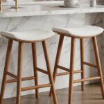 Rivas Natural Wood Counter Stool