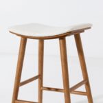 Rivas Natural Wood Counter Stool