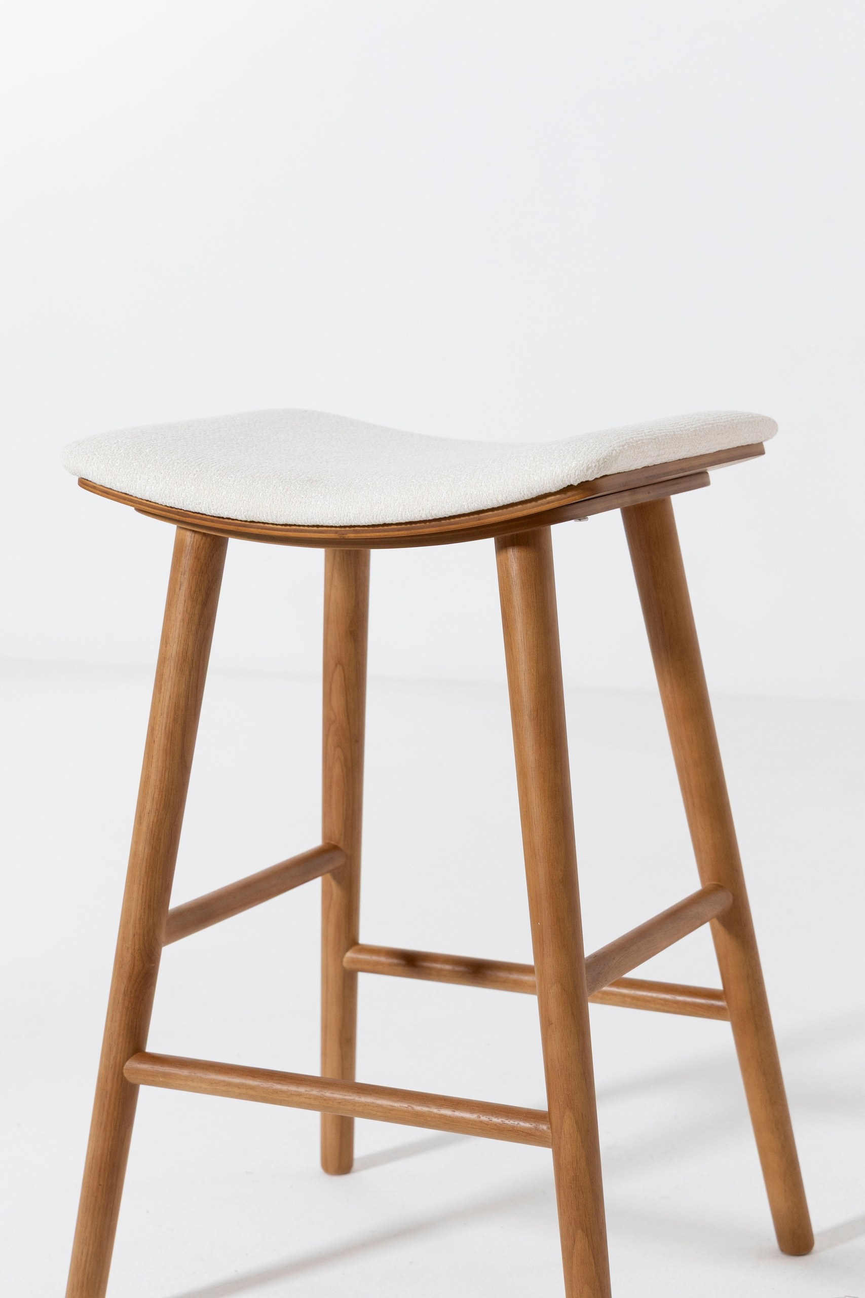 Rivas Natural Wood Counter Stool - Image 9