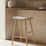 Rivas Ash Wood Counter Stool
