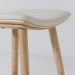 Rivas Ash Wood Counter Stool