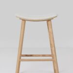 Rivas Ash Wood Counter Stool