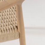 Grazia White Rubberwood Dining Chair