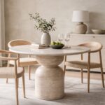 Grazia White Rubberwood Dining Chair