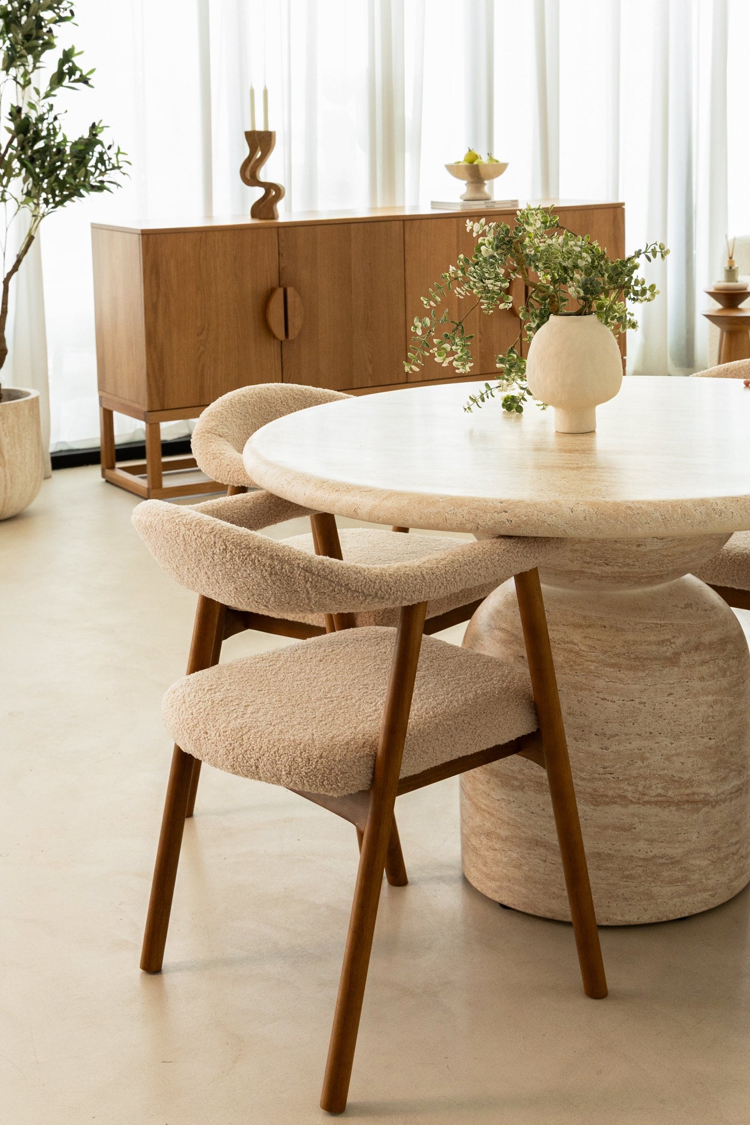 Billow Darkwood Dining Chair - Image 5