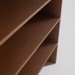 Luciana Mocha Microconcrete Display Shelf