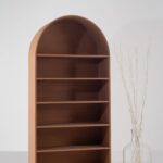 Luciana Mocha Microconcrete Display Shelf