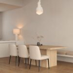 Calypsa Honed Travertine Dining Table