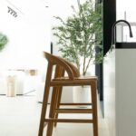 Riella Wooden Counter Stool