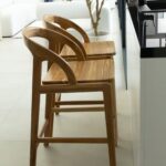 Riella Wooden Counter Stool