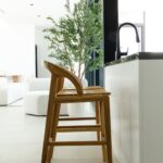 Riella Wooden Counter Stool