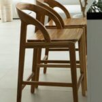 Riella Wooden Counter Stool
