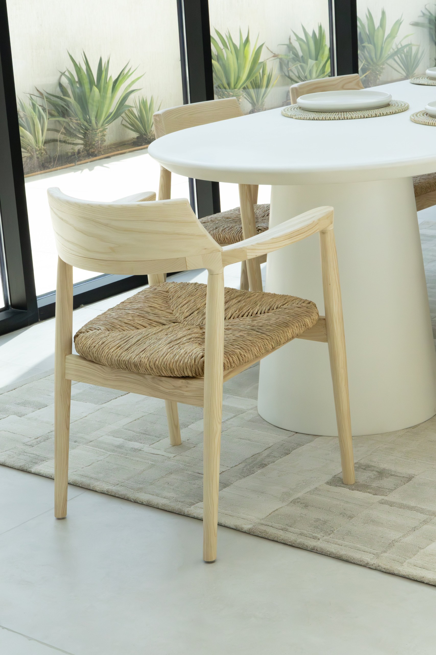 Natori Wooden Dining Chair - Image 13