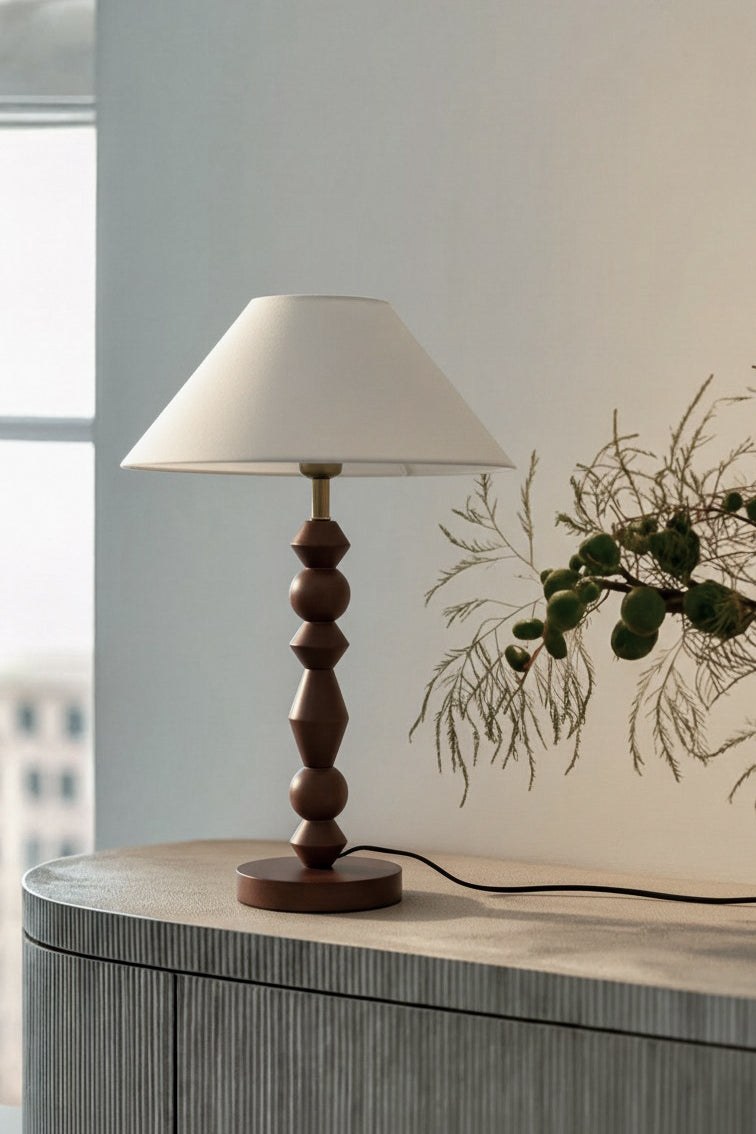 Daphne Solid Wood Table Lamp