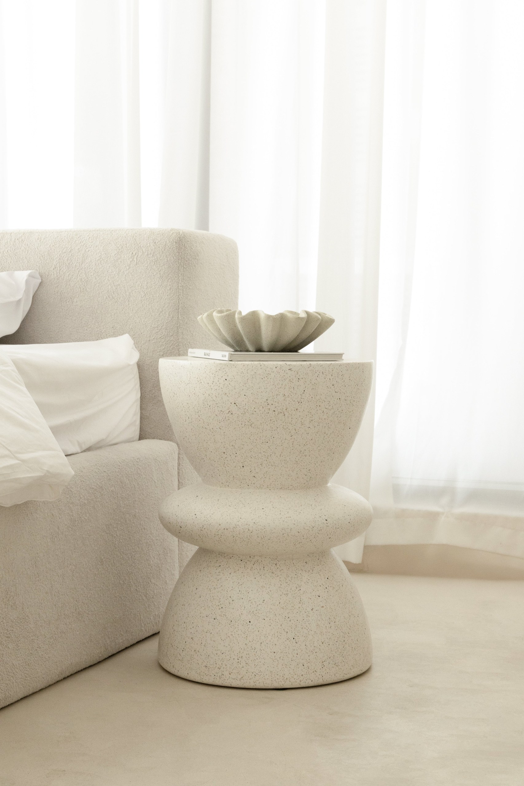 Faro Terrazzo Concrete Side Table
