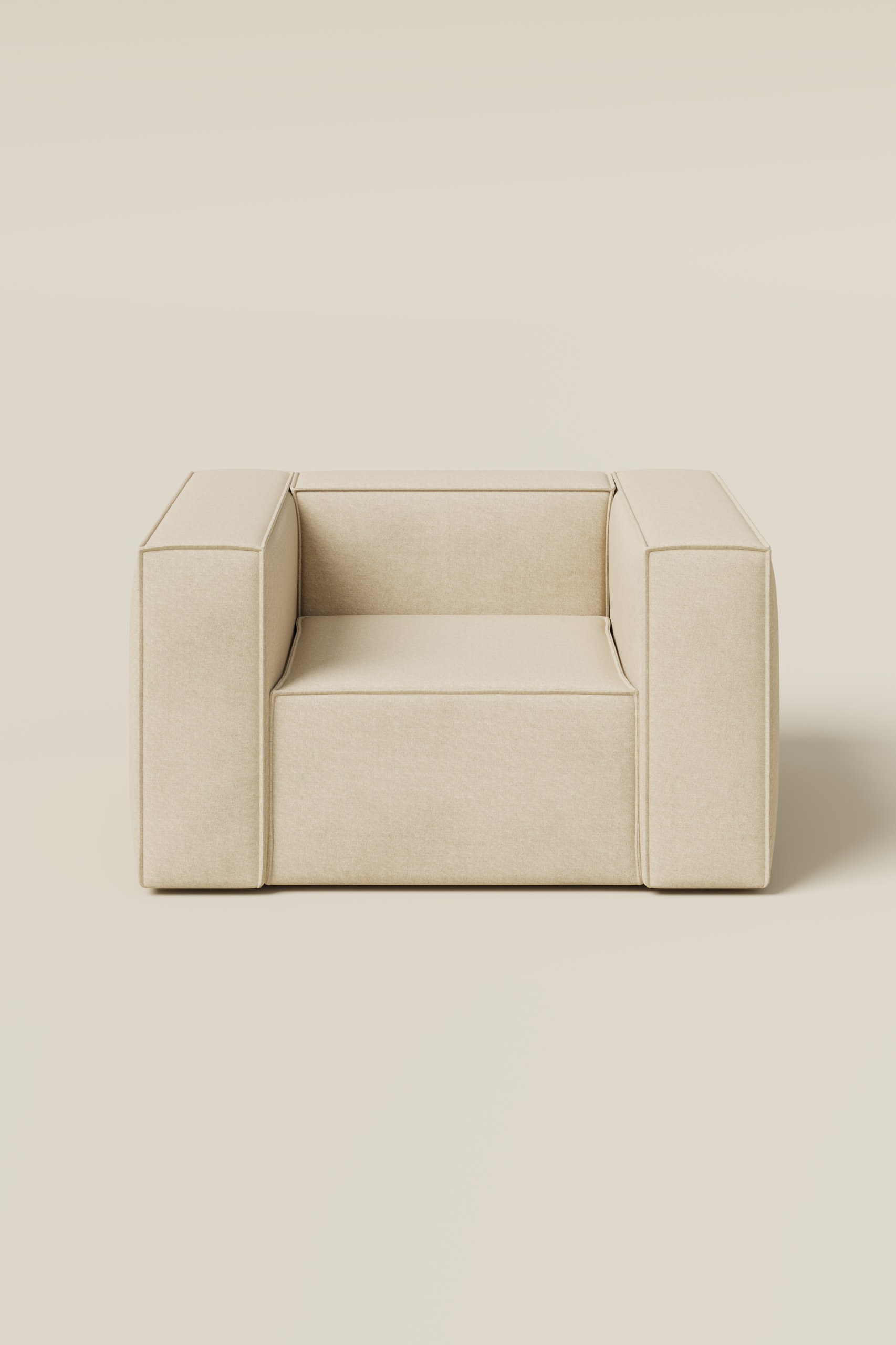 Safa Light Beige Lounge Sofa Chair