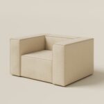 Safa Light Beige Lounge Sofa Chair