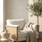 Almea Wooden Lounge Chair