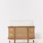 Almea Wooden Lounge Chair
