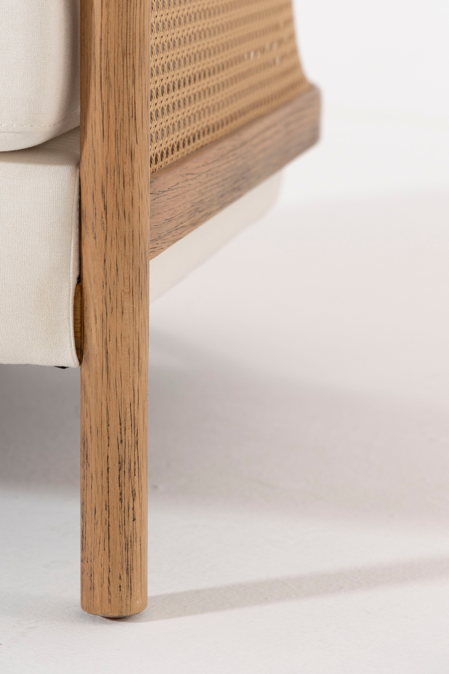 Almea Wooden Lounge Chair - Image 6