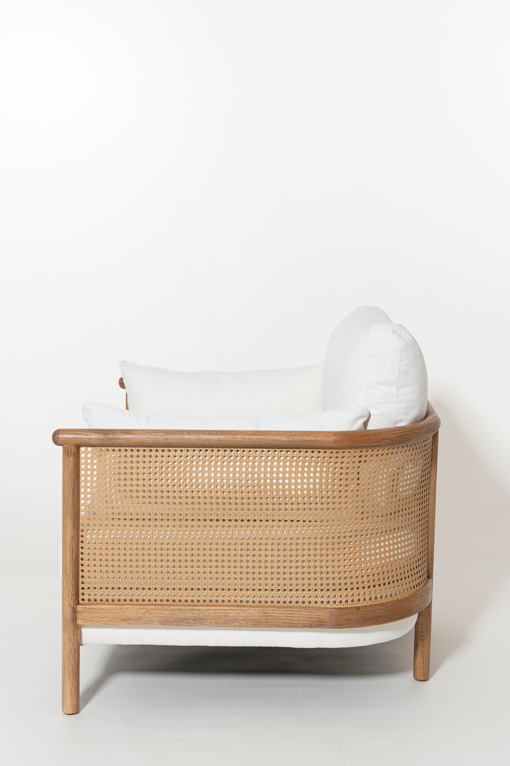 Almea Wooden Lounge Chair - Image 7