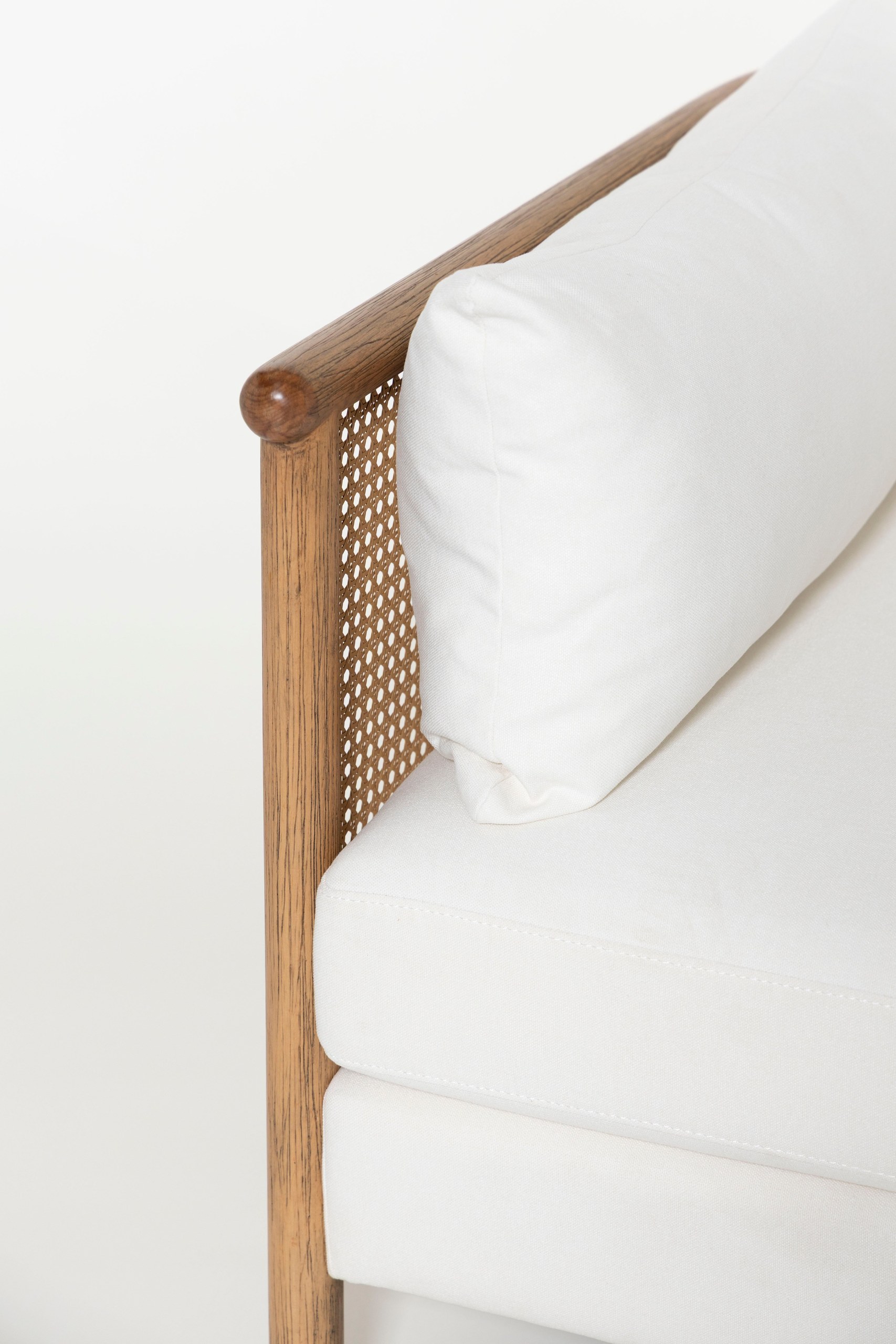 Almea Wooden Lounge Chair - Image 12