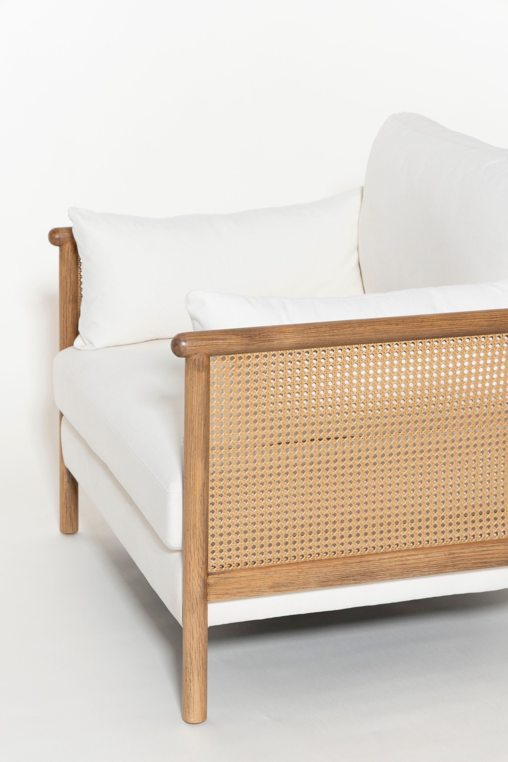 Almea Wooden Lounge Chair - Image 14