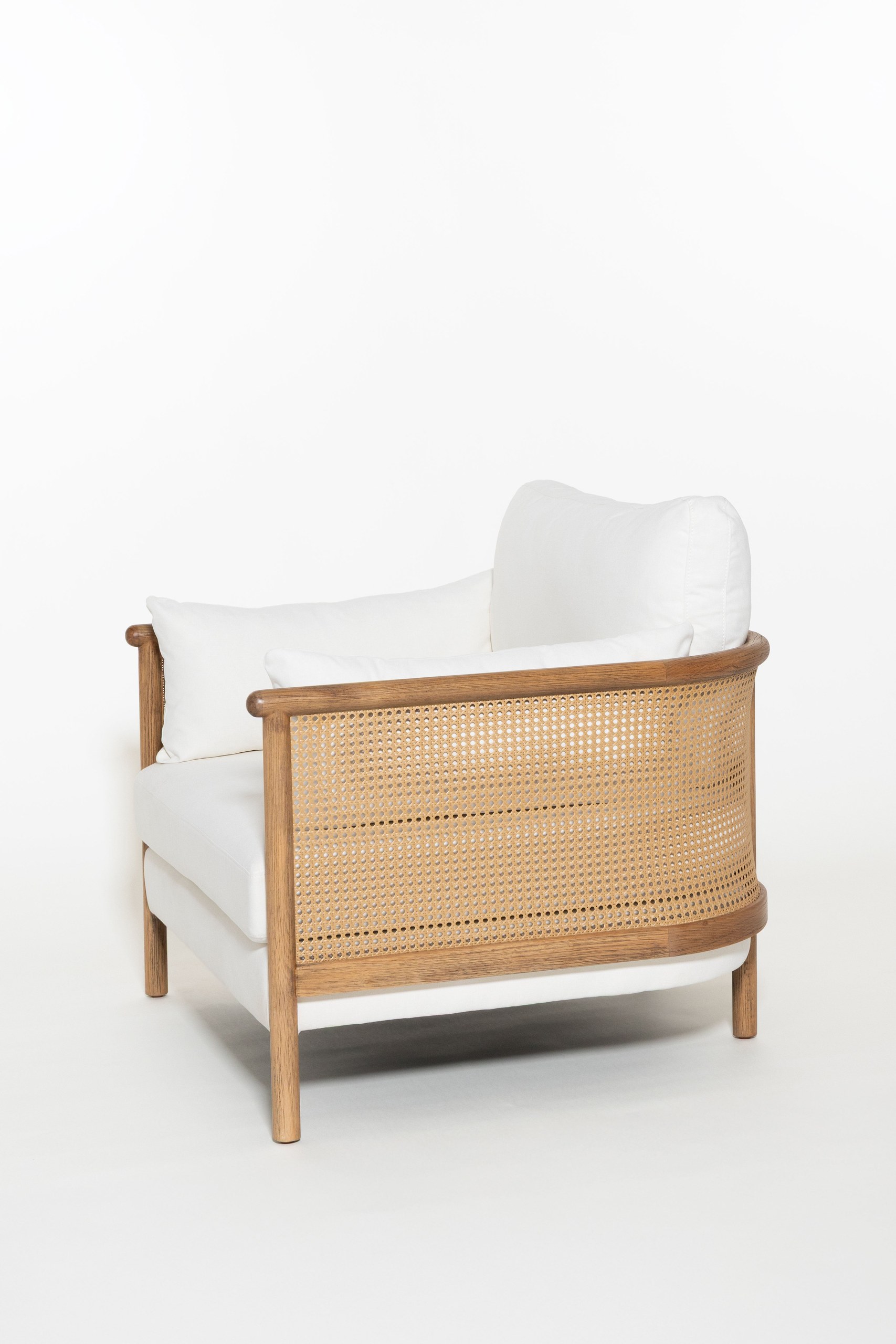Almea Wooden Lounge Chair - Image 15