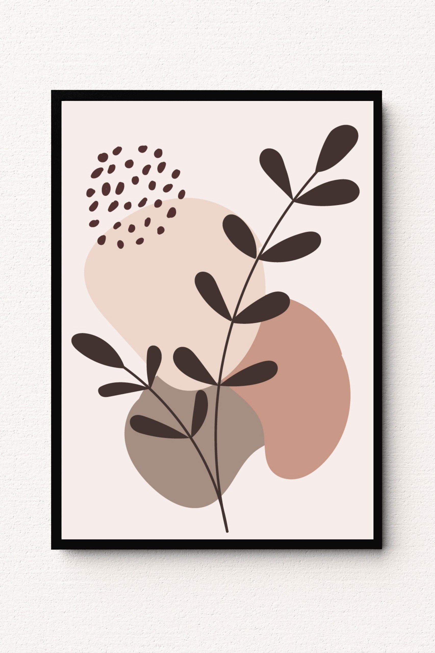 Blush and Branches Wall Art