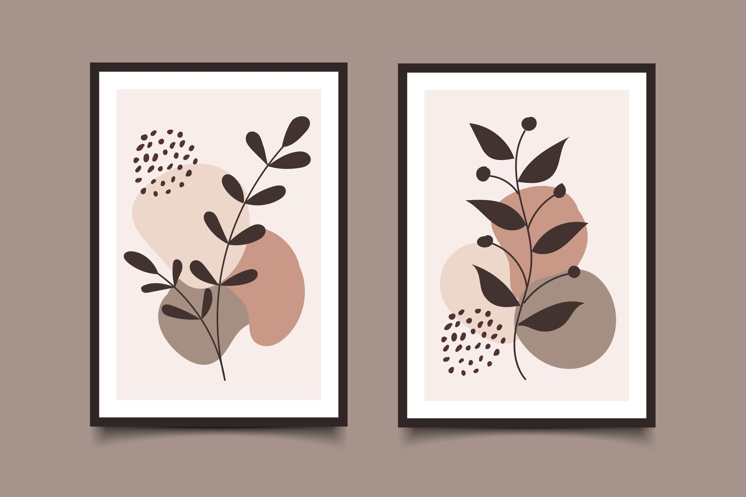Blush and Branches Wall Art - Image 3