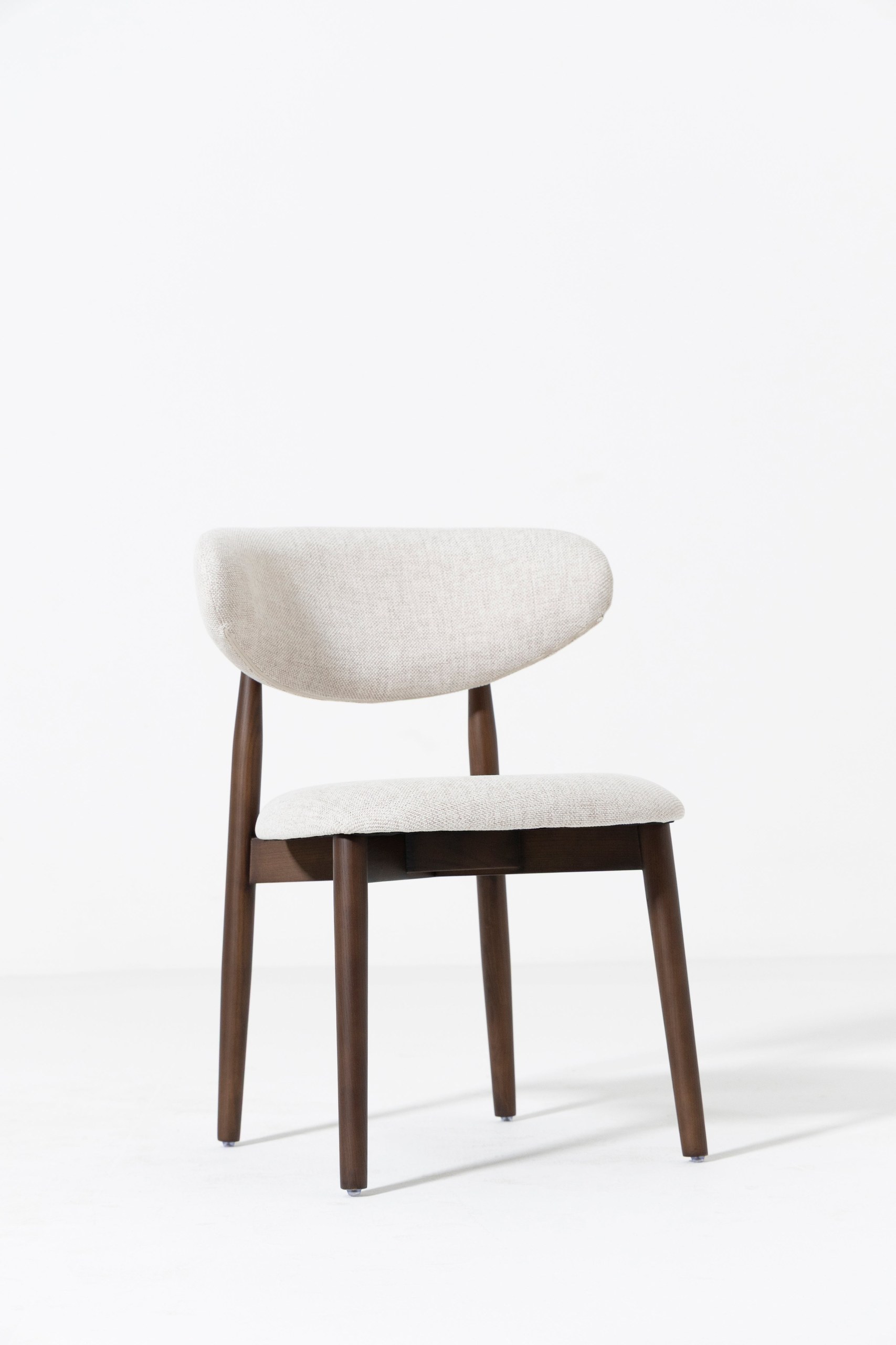 Alto Off White Dark Wood Dining Chair