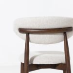Alto Off White Dark Wood Dining Chair
