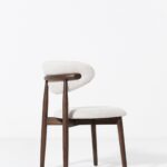 Alto Off White Dark Wood Dining Chair
