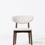 Alto Off White Dark Wood Dining Chair