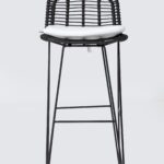 Oswin Outdoor Steel Bar Stool