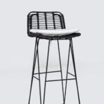 Oswin Outdoor Steel Bar Stool