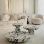 Mondo Calacatta Viola Finish Concrete Coffee Table Set