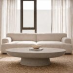 Vista Olive Concrete Coffee Table