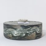 Alto Green Marble Finish Concrete Coffee Table