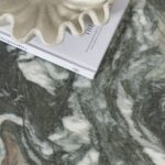 Alto Green Marble Finish Concrete Coffee Table