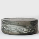 Alto Green Marble Finish Concrete Coffee Table