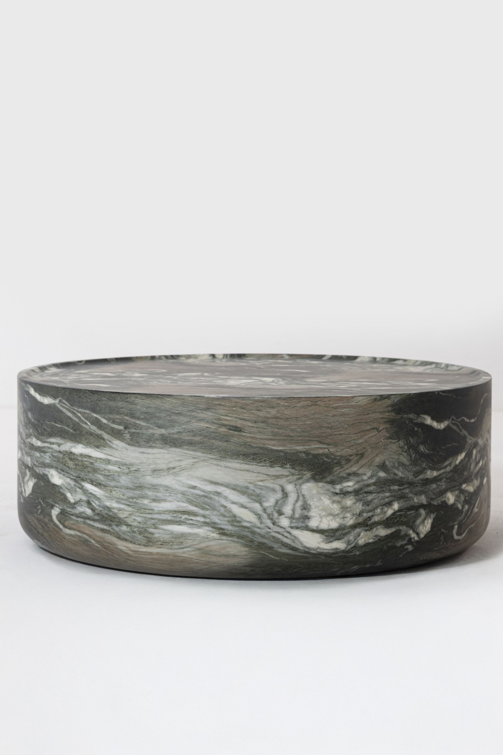 Alto Green Marble Finish Concrete Coffee Table - Image 8