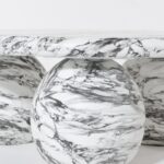 Pallas Calacatta Viola Finish Concrete Coffee Table