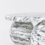 Pallas Calacatta Viola Finish Concrete Coffee Table