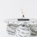 Pallas Calacatta Viola Finish Concrete Coffee Table
